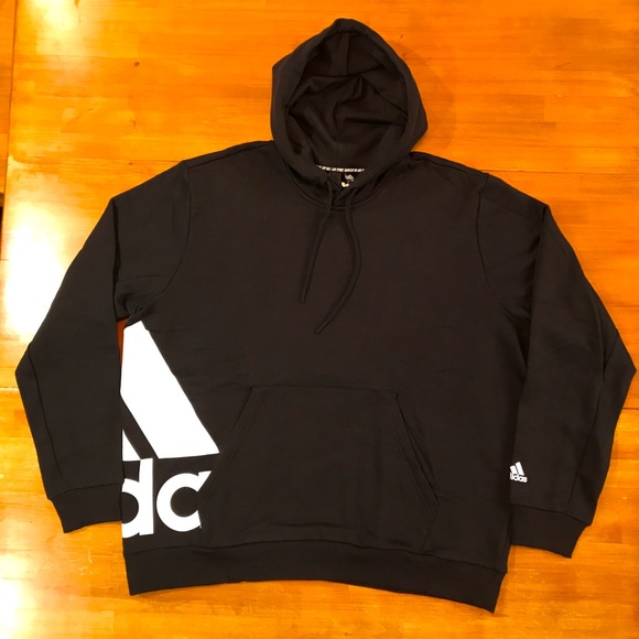 Adidas badge of sport oversized hoodie sale
